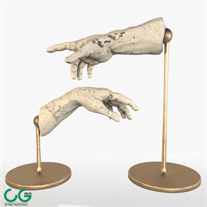 The Creation of Adam Sculpture